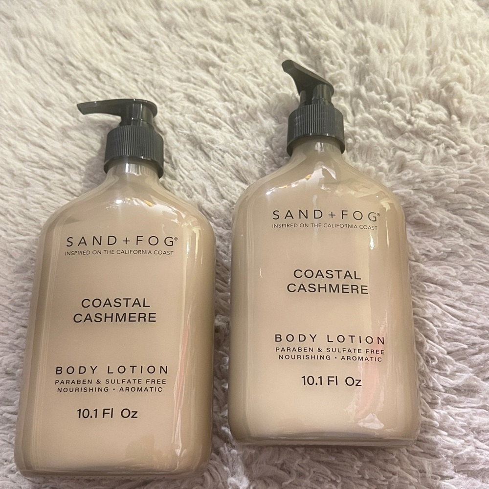 Sand + Fog Coastal Cashmere Body Lotion x2